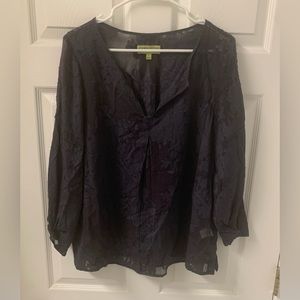 Sigrid Olsen Signature Cotton/Silk Blend Top SZ Medium